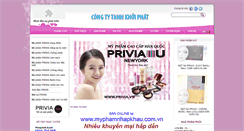 Desktop Screenshot of privia.vn