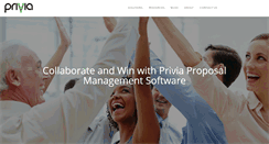 Desktop Screenshot of privia.com